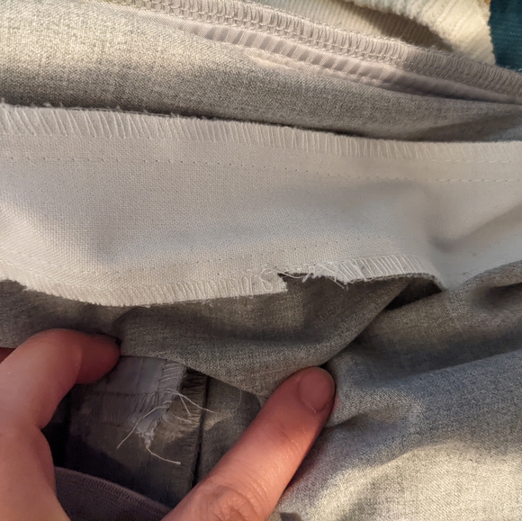 Zara grey dress pants with side stripe - Picture 5 of 5